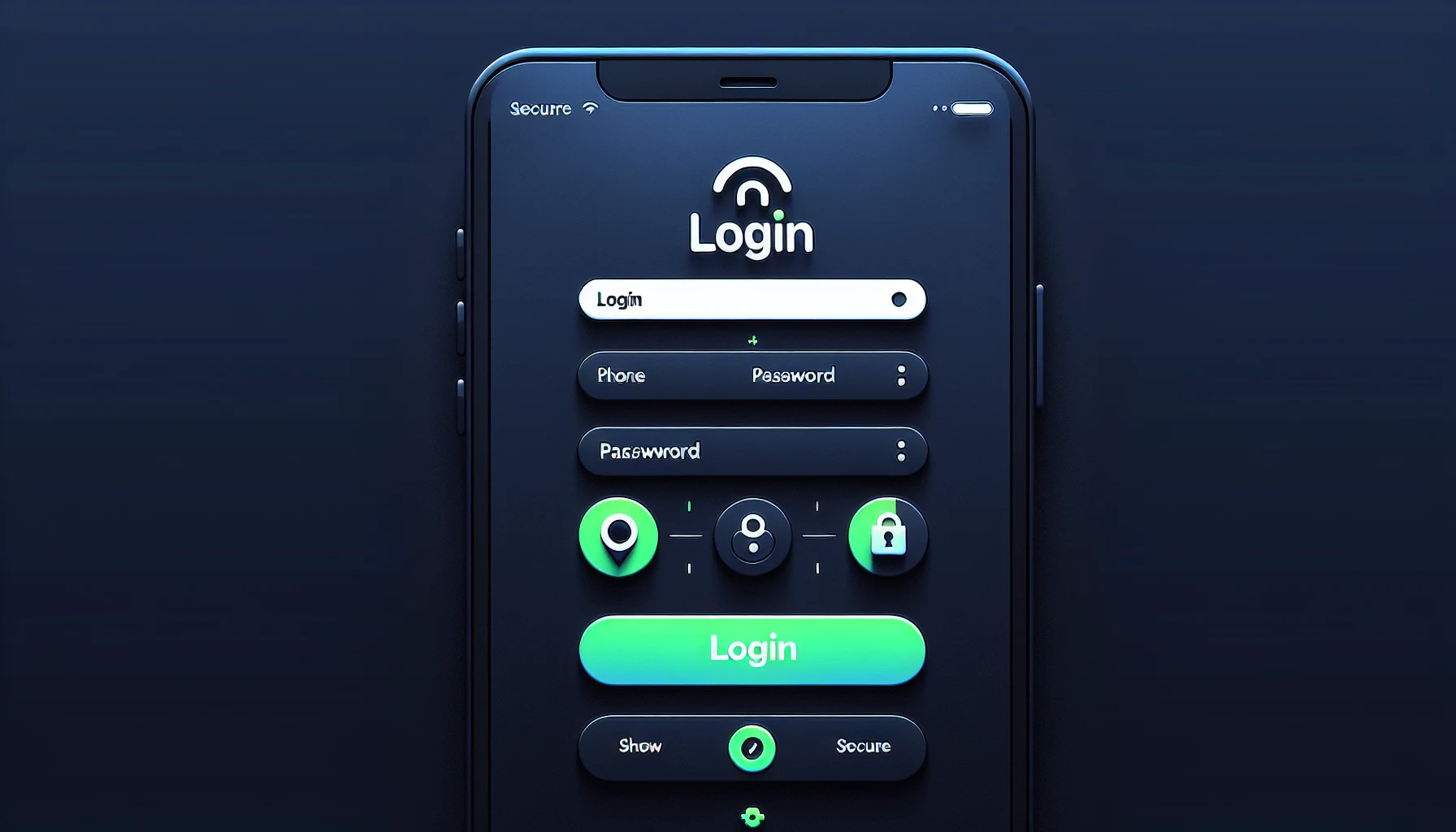 Dostwin Login Page — Enter Phone Number and Password